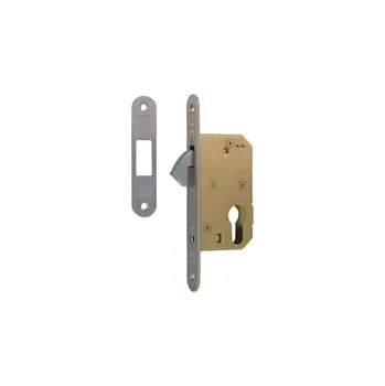 zadlabací zámek Zámek zadlabací s hákem model 501, dorn 50 mm, oblé čelo