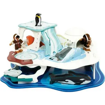 Dřevěná hračka Bigjigs Toys Dřevěný ledovec Polární dobrodružství