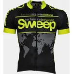 SWEEP CYKLISTICKÝ DRES ELITE RACE CYKLO-D013 ČERNO/ŽLUTÝ FLUO Varianta: S