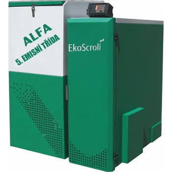 Kotel Ekoscroll V7 Plus Alfa 25 kW levý