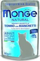 Monge Natural kapsička tuňák v želé/sleď 80 g