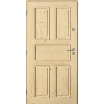 Vchodové dveře Vchodové dveře Rubin dřevěné 80 L smrk