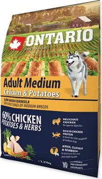 Krmivo pro psa Ontario Adult Medium Chicken/Potatoes