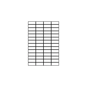 Samolepící etiketa Samolepící etikety 52,2mm x 21,2mm-100ks