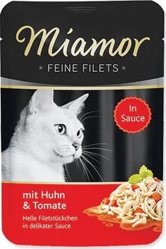 Krmivo pro kočku Miamor Feine Filets kapsička kuře/rajče 100 g