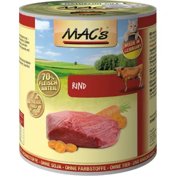 Krmivo pro kočku Mac's Cat konzerva hovězí