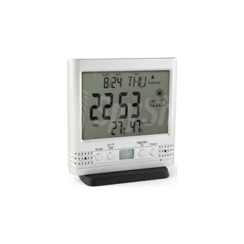 Digitální kamera Skrytá minikamera s detekcí pohybu PIR v multifunkčních hodinách s teploměrem PV-TM10FHD LawMate International