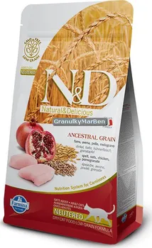 Krmivo pro kočku N&D Low Grain Cat Neutered Chicken/Pomegranate
