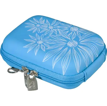 Riva Case RivaCase 7023 pouzdro na fotoaparát lehce modré (flowers)