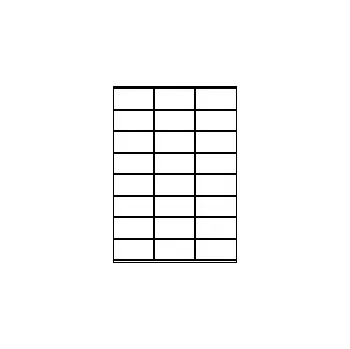 Samolepící etiketa Samolepící etikety 68mm x 47mm-100ks