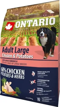 Krmivo pro psa Ontario Dog Adult Large Chicken/Potatoes