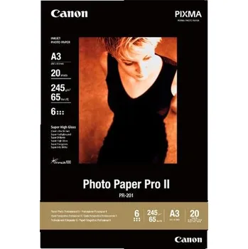 Fotopapír Canon PR-201 Ink-Jet lesklý papír 20 listů A3, 245 g