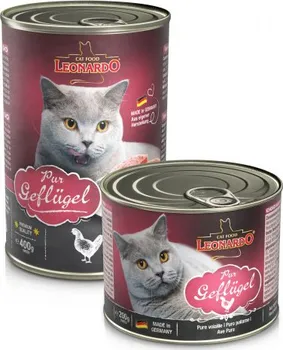 Krmivo pro kočku Leonardo Pure konzerva Drůběží 400 g