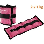 Movit zátěžové manžety růžové 2 x 1 kg