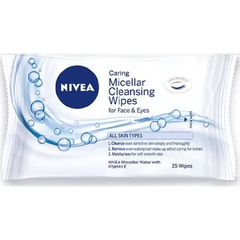 Odličovací ubrousek Nivea Čistící pleťové micelární ubrousky 25 ks