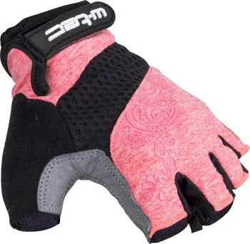 Cyklistické rukavice W-tec Atamac AMC-1038-17 šedé/růžové