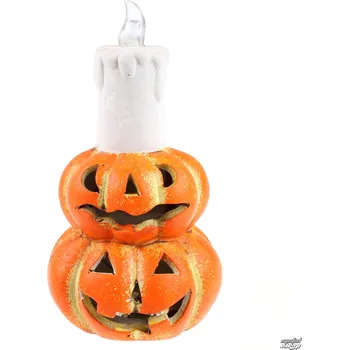 dekorace CERAMIC PUMPKIN WITH CANDLE AND LIGHT