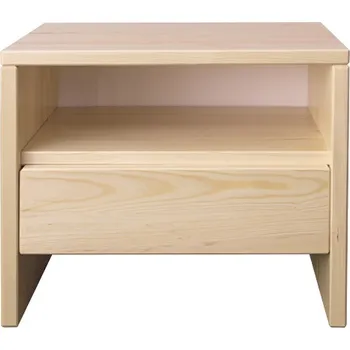 Noční stolek SN121 dřevěný noční stolek masiv borovice Drewmax (Kvalitní nábytek z borovicového masivu)