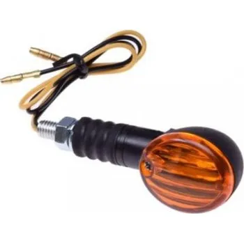 Osvětlení pro motocykl blinkr oranžový 12V žárovka - ovál