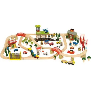 Bigjigs Toys Rail doprava 124 dílů