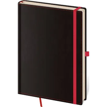 Zápisník Helma 365 Black Red L