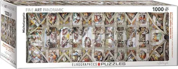 Puzzle Eurographics Strop Sixtinské kaple 1000 dílků