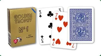 Pokerová karta Modiano Golden Trophy modré