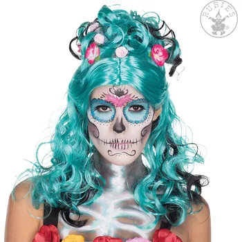 Karnevalová paruka Day of the Dead - dámská paruka