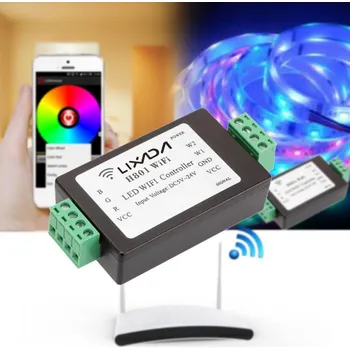 LED osvětlení Dálkové ovládání LED pásků WIFI Controller