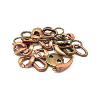 Dětské navlékací korálky Korálky plastové mix měděný 25-35g