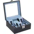 Box na hodinky Friedrich Lederwaren Carbon 32058-5