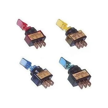 vypínač Svítící palubní vypínač - modrý