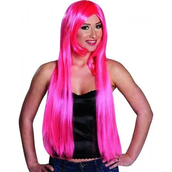 Karnevalová paruka Paruka Jessica neon-pink
