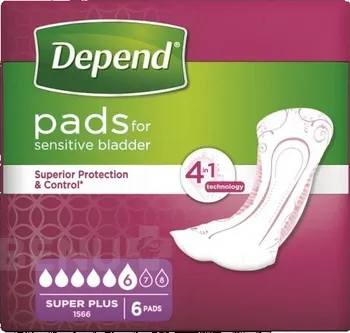 Inkontinenční vložka Depend Super Plus 6 ks