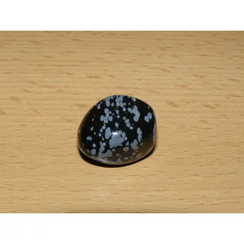 Drahý kámen Obsidián vločkový (sněžný) - Tromlovaný kámen - kt188