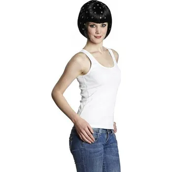 Karnevalová paruka Paruka Diamond Trixy černá