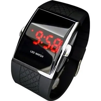 Hodinky Stylové digitální hodinky s červenými LED