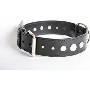 Obojek pro psa Ostatní Obojek pro psa-kožený ruční práce č.9 Barva: Černá, Velikost obojku: 55cm