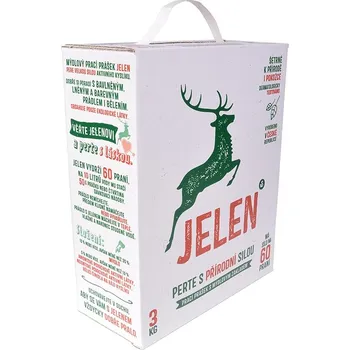 Prací prášek Jelen Mýdlový prášek box 3 kg