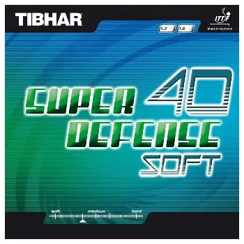 Tibhar - Super Defense 40 soft Barva: Červená, Tloušťka houby: 1,6