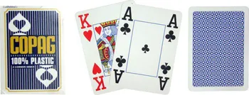 Pokerová karta Copag Jumbo 4 rohy modré