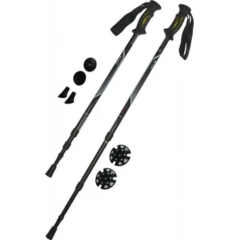 Trekingová hůl HOLE TREKINGOVÉ GRAFITOVÉ 72-145CM HR58975