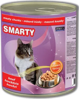 Krmivo pro kočku SMARTY Pets Cat Chunks hovězí