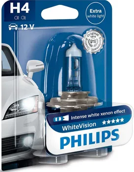 Autožárovka Philips H4 WhiteVision 12342WHVB1 12V