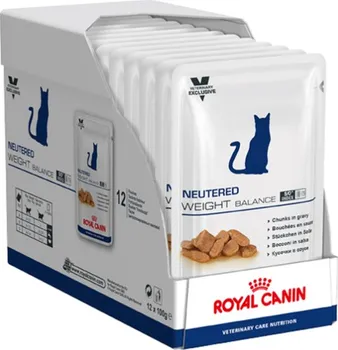 Krmivo pro kočku Royal Canin Vet Care Cat Neutered Weight Balance kapsa 12 x 100 g