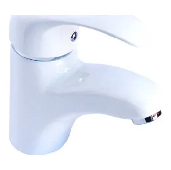 Vodovodní baterie PERLA, umyvadlová stojánková baterie bez uzávěru sifonu, bílá - Sagittarius PRW 3120