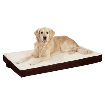 Pelíšek pro psa Karlie Flamingo Ortho Bed Rectangular hnědý