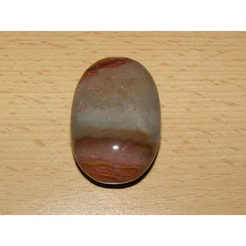 Drahý kámen Jaspis pestrý - Masážní kámen - mýdlo menší - kmm78