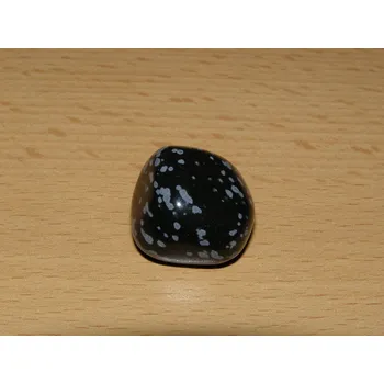 Drahý kámen Obsidián vločkový (sněžný) - Tromlovaný kámen - kt189