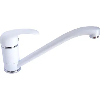 Vodovodní baterie PERLA, dřezová stojánková baterie, bílá - Sagittarius PRW 3113